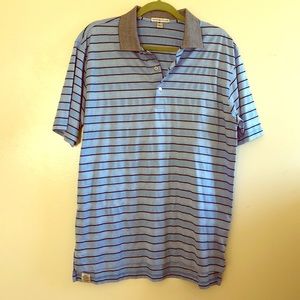 Peter Millar sz large golf polo shirt